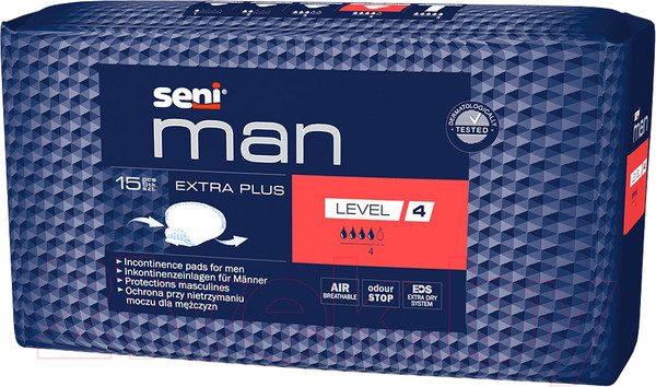 Изображение товара Прокладки урологические Seni Man Extra Plus Level 4 (15шт)