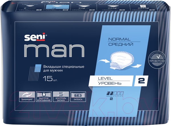 Изображение товара Прокладки урологические Seni Man Normal Level 2 (15шт)