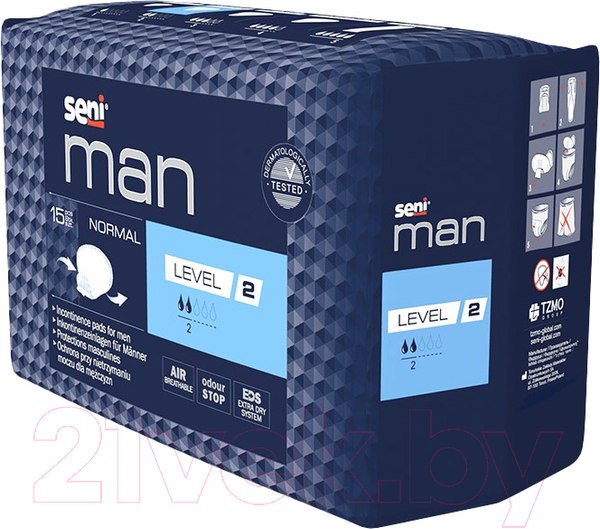 Изображение товара Прокладки урологические Seni Man Normal Level 2 (15шт)
