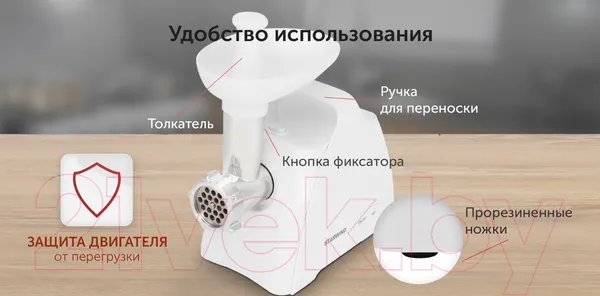 Изображение товара Мясорубка электрическая StarWind SMG-5550 (белый)