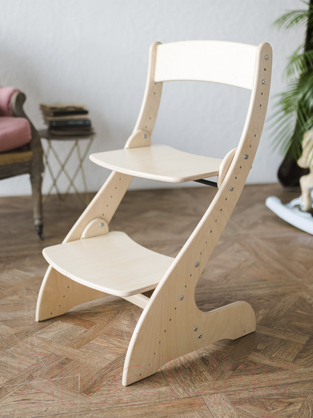 Изображение товара Стул детский Друг Кузя Растущий Павлин (без покраски)