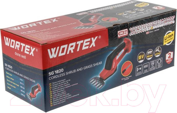 Изображение товара Кусторез аккумуляторный Wortex SG 1820 / 1333483