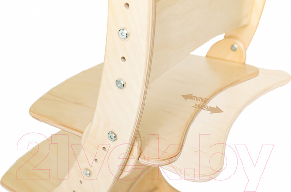 Изображение товара Стул детский Друг Кузя Растущий Павлин (лак)