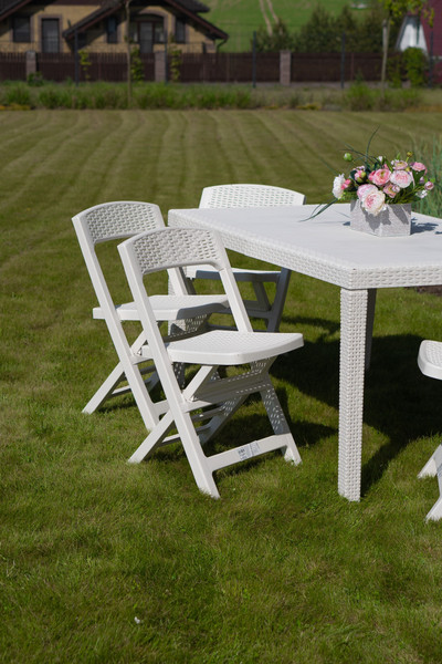 Изображение товара Стол пластиковый Ipae Progarden Prince / PRI016BI (белый)