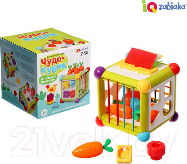 Изображение товара Сортер Zabiaka IQ Чудо кубик XQS2070A / 10215778