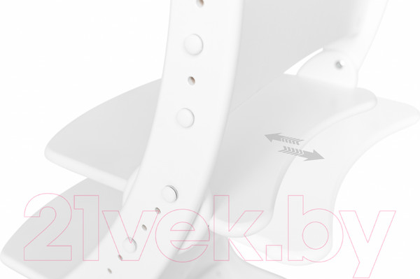 Изображение товара Стул детский Друг Кузя Растущий Павлин (белый)