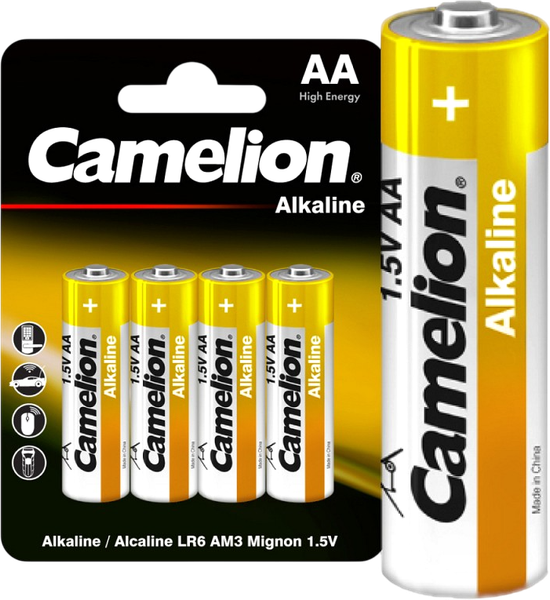 Изображение товара Комплект батареек Camelion Normal Alkaline BL4 LR6 / LR6-BP4NR