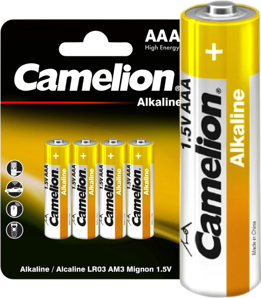 Изображение товара Комплект батареек Camelion Normal Alkaline BL4 LR03 / LR03-BP4NR