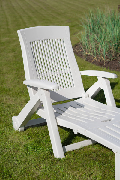 Изображение товара Складной шезлонг Ipae Progarden Zircone / ZIR18CB2 (белый)