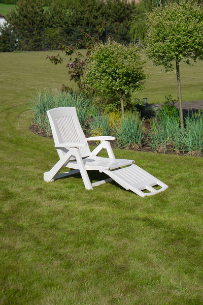 Изображение товара Складной шезлонг Ipae Progarden Zircone / ZIR18CB2 (белый)