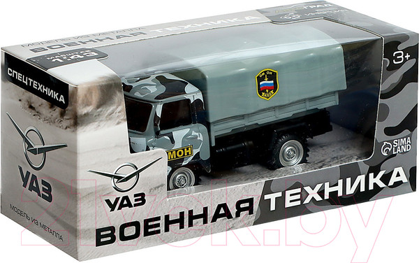 Изображение товара Масштабная модель автомобиля Автоград УАЗ 452. Омон 1501-222 / 9318112