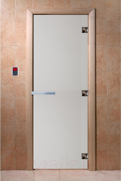 Изображение товара Стеклянная дверь для бани/сауны Doorwood 70x190 / DW00026 (сатин)