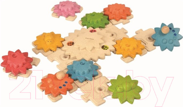 Изображение товара Развивающая игра Plan Toys Шестеренки / 5636
