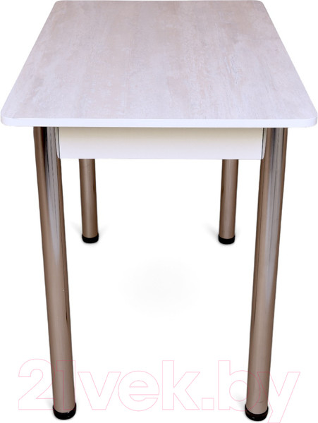 Изображение товара Обеденный стол СВД Юнио 100x60 / 006.П17.Х (ледяное дерево/хром)