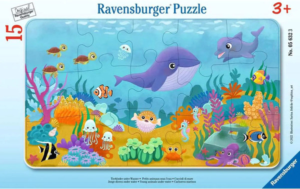 Изображение товара Пазл Ravensburger Подоводный мир / 5632 (15эл)