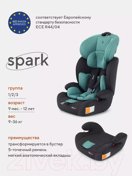 Изображение товара Автокресло Rant Basic Spark / ZY10 (мятный)