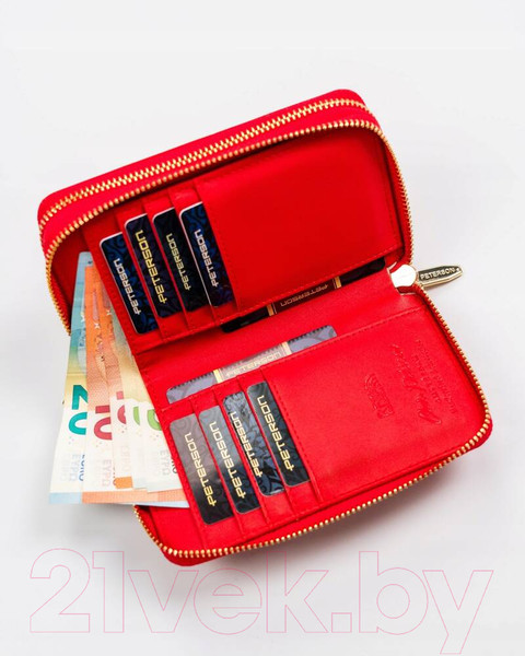 Изображение товара Портмоне Peterson PTN 007-SAF (красный)