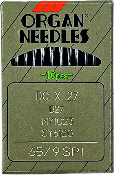 Изображение товара Набор игл для промышленной швейной машины Organ DCx27 65 SPI ORG-10 