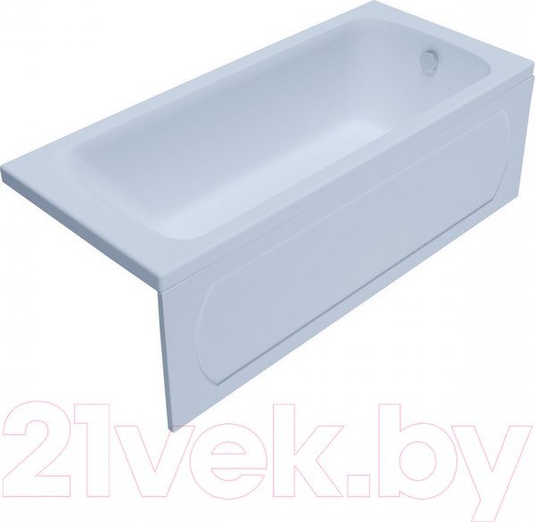 Изображение товара Ванна акриловая 1AcReal Gamma 150x70 (с ножками, сифоном и экраном)