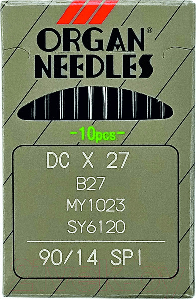 Изображение товара Набор игл для промышленной швейной машины Organ DCx27 90 SPI ORG-10