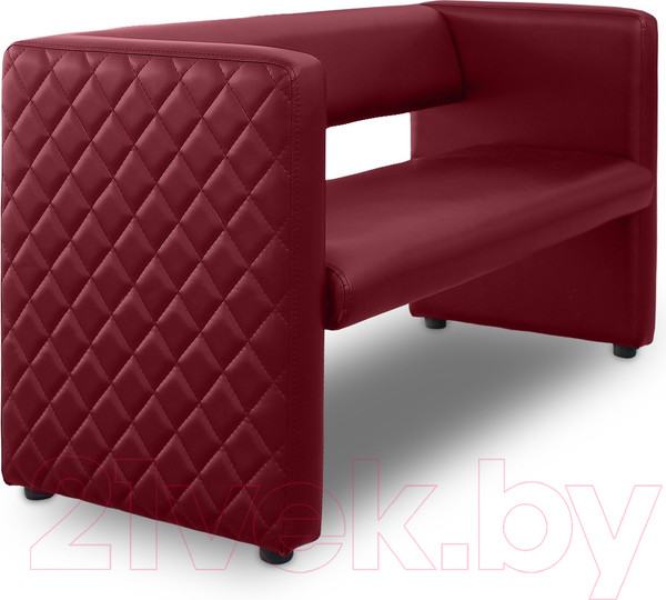 Изображение товара Диван Brioli Джино двухместный 1.2м (L16/вишневый)