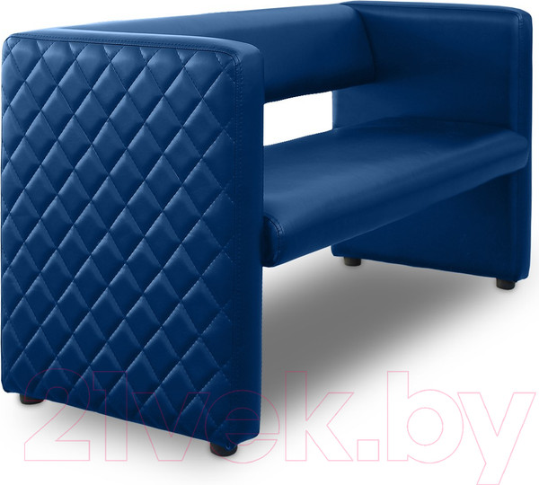 Изображение товара Диван Brioli Джино двухместный 1.2м (L18/синий)