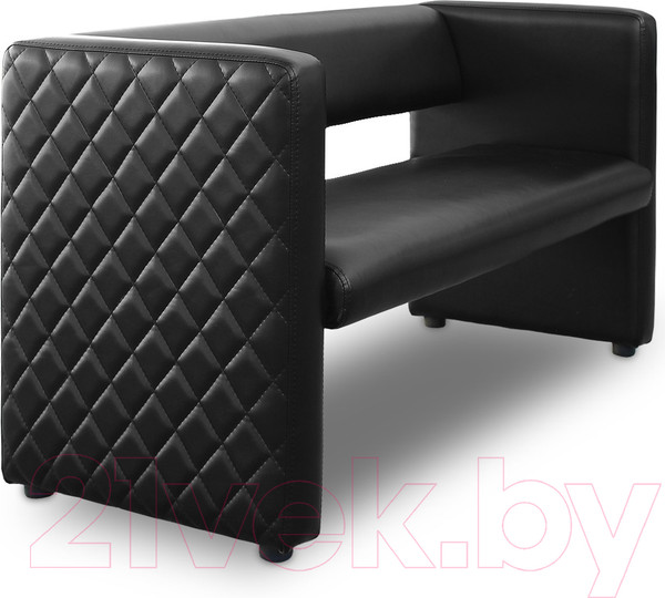 Изображение товара Диван Brioli Джино двухместный 1.2м (L22/черный)