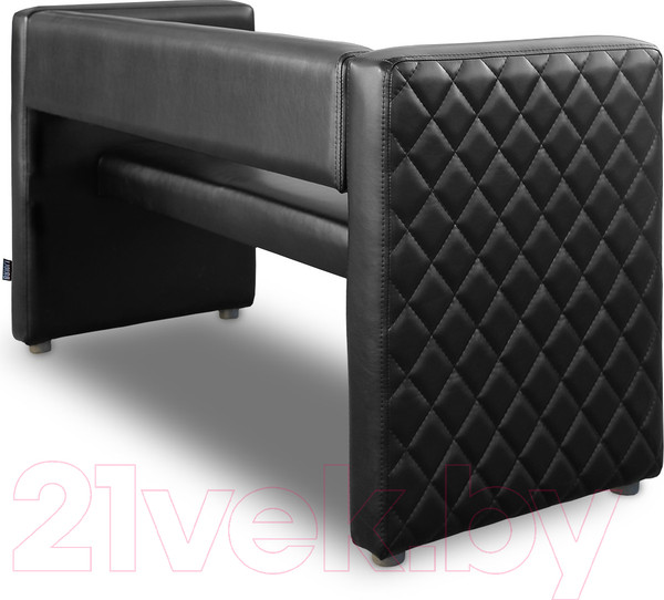 Изображение товара Диван Brioli Джино двухместный 1.2м (L22/черный)