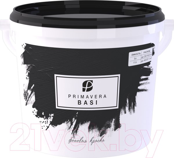 Изображение товара Краска декоративная Primavera Basi фоновая (11л, белый)