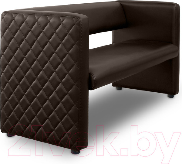 Изображение товара Диван Brioli Джино двухместный 1.3м (L13/коричневый)