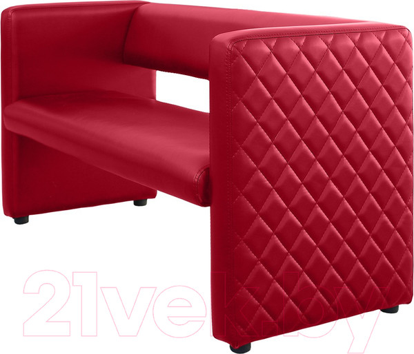 Изображение товара Диван Brioli Джино двухместный 1.3м (L19/красный)