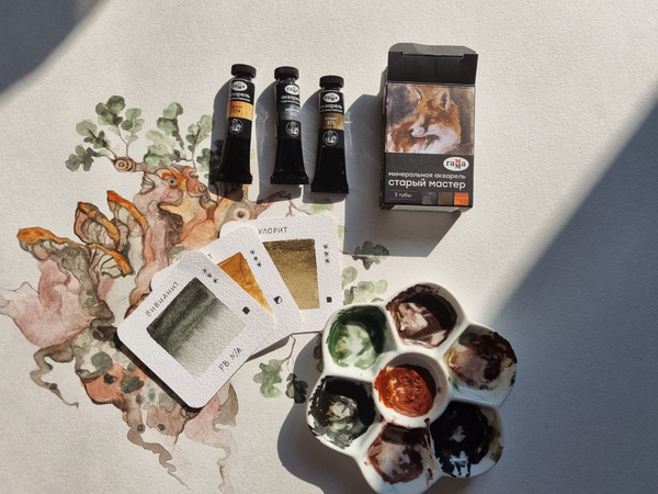 Изображение товара Акварельные краски ГАММА Старый Мастер. Талисман №2 / 91120212 (3цв)