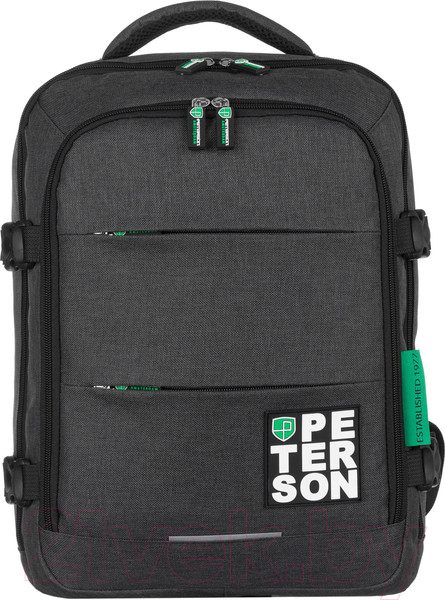 Изображение товара Рюкзак Peterson PTN PLG-01-T (черный/зеленый)