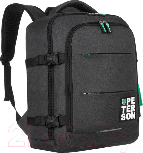 Изображение товара Рюкзак Peterson PTN PLG-01-T (черный/зеленый)