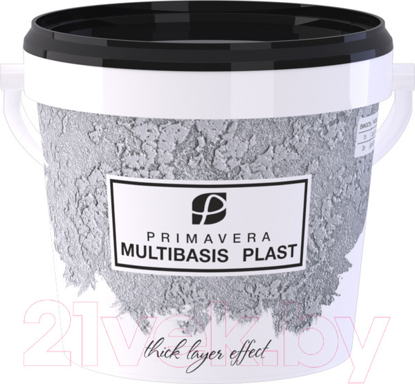 Изображение товара Штукатурка готовая декоративная Primavera MultiBASIS plast  (1л, белый)
