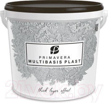 Изображение товара Штукатурка готовая декоративная Primavera MultiBASIS plast  (11л, белый)