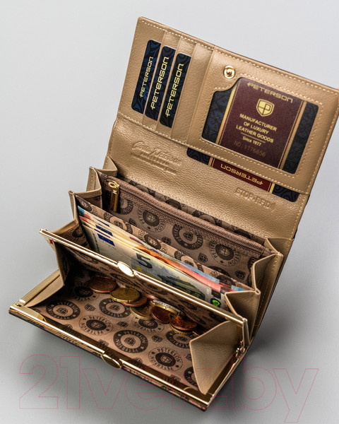 Изображение товара Портмоне Peterson PTN SM-466-0612 (бежевый)