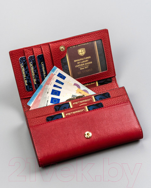 Изображение товара Портмоне Peterson PTN SM-466-0629 (красный)
