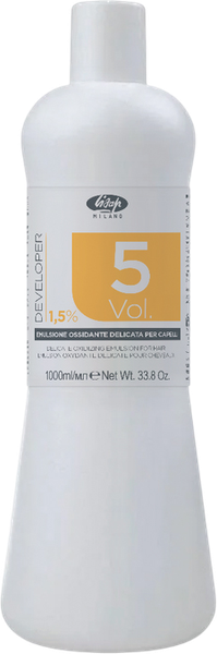 Изображение товара Эмульсия для окисления краски Lisap Developer 5 vol 1.5% (1л)