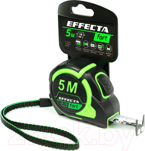 Изображение товара Рулетка Effecta Fort 19мм / 581519 (5м)