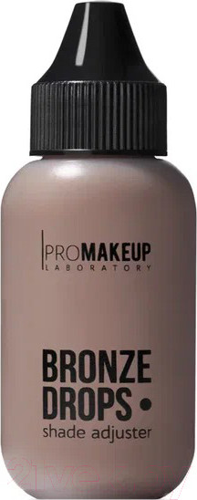 Изображение товара Корректор цвета тональной основы PROMAKEUP Bronze Drops 102 матовый аджастер бронзирующий (40мл)