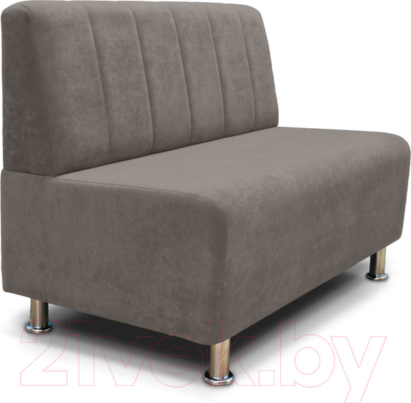 Изображение товара Диван Brioli Руди П двухместный (V3-серый/коричневый)