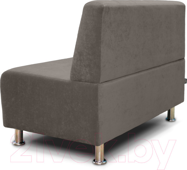 Изображение товара Диван Brioli Руди П двухместный (V3-серый/коричневый)