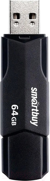 Изображение товара USB flash накопитель SmartBuy 64Gb Clue Black / SB64GBCLU-K