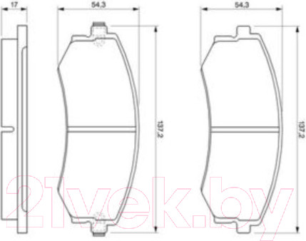 Изображение товара Тормозные колодки Bosch 0986424215