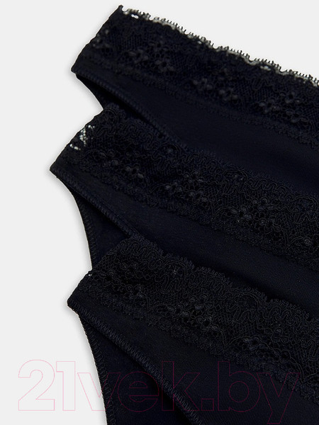 Изображение товара Комплект женских трусов Mark Formelle 412344-3 (р.98, черный)