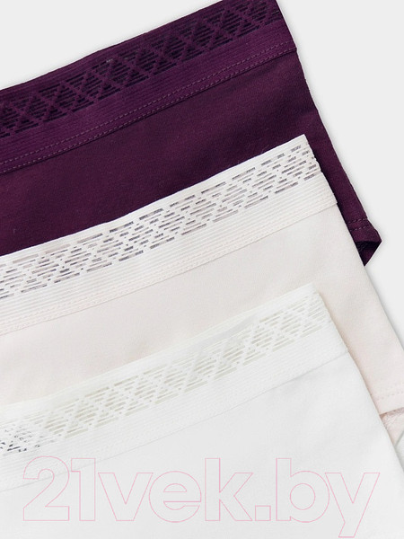 Изображение товара Комплект женских трусов Mark Formelle 412407-3 (р.94, молочный)