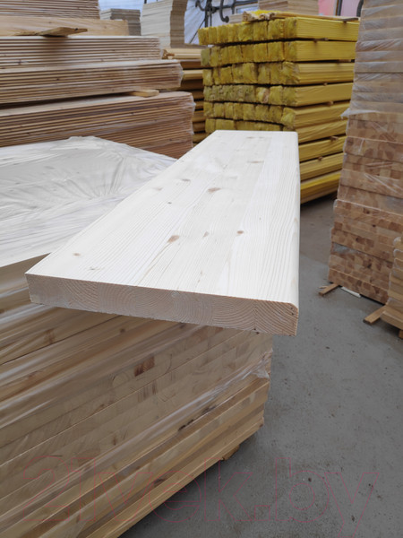 Изображение товара Ступень для лестницы Альфалес 40x300x800 (сорт АВ, лиственница)