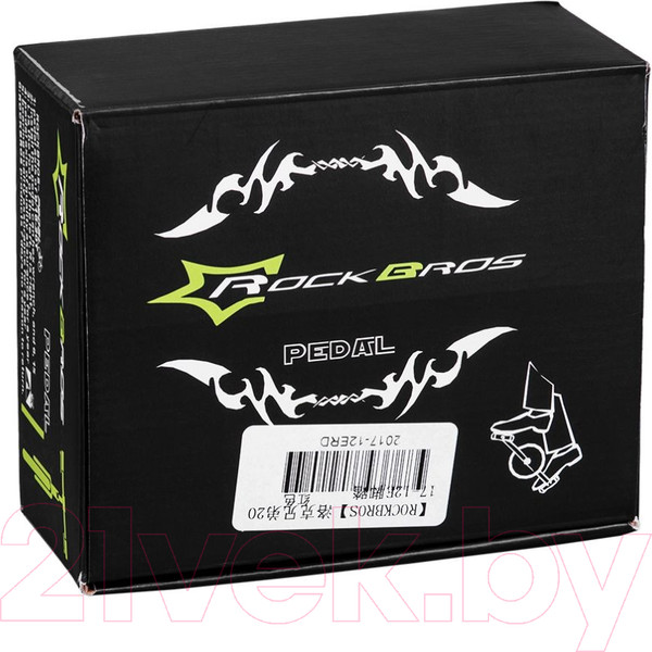 Изображение товара Комплект педалей для велосипеда RockBros 2017-12ERD (черный)