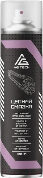 Изображение товара Смазка техническая AG Tech Цепная AG1094 (400мл)